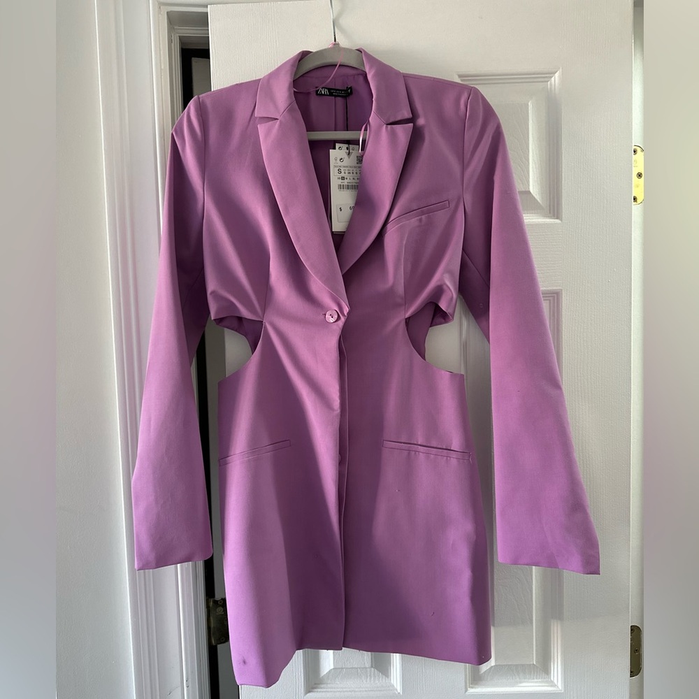 CUT OUT ZARA BLAZER DRESS